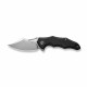Couteau CIVIVI Chiro Black Manche G10 Lame Acier 14C28N Clip Point IKBS Linerlock Clip CIVC230463 - Livraison Gratuite