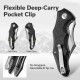 Couteau CIVIVI Chiro Black Manche G10 Lame Acier 14C28N Clip Point IKBS Linerlock Clip CIVC230463 - Livraison Gratuite