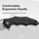Couteau CIVIVI Chiro Black Manche G10 Lame Acier 14C28N Clip Point IKBS Linerlock Clip CIVC230463 - Livraison Gratuite