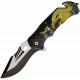 Lot de 3 Couteau Elitedge Rescue Linerlock A/O Eagle Lame Acier Inox Manche Abs Clip EE10967EAG - Livraison Gratuite