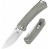 Couteau Kizer T1 Lame Drop Point Acier 154CM Manche Micarta IKBS Linerlock Clip KIV3490C1 - Livraison Gratuite