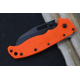 Couteau Demko AD20.5 Shark Lock Orange Manche Grivory Lame Acier AUS-10 Blk IKBS Clip DEMAD205F23B - Livraison Gratuite