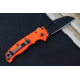 Couteau Demko AD20.5 Shark Lock Orange Manche Grivory Lame Acier AUS-10 Blk IKBS Clip DEMAD205F23B - Livraison Gratuite