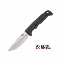  Couteau Chasse Bushcraft Bear & Son Manche Black Kraton Lame Acier 440 Etui Molded Made USA BC61135 - Livraison Gratuite