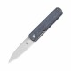 Couteau Kizer Cutlery Feist Denim Manche Micarta Lame Acier 154CM SW IKBS Liner Lock Clip KIV3499C4 - Livraison Gratuite