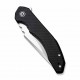 Couteau CIVIVI Bluetick Black Manche G10 Lame Drop Point Acier 14C28N Satin IKBS Linerlock CLip CIVC230501 - Livraison Gratuite
