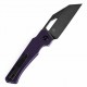 Couteau KANSEPT Egress Purple Manche G10 Lame Acier 14C28N Tanto Reverse BLK Linerlock Clip KT1033A3 - Livraison Gratuite