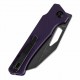 Couteau KANSEPT Egress Purple Manche G10 Lame Acier 14C28N Tanto Reverse BLK Linerlock Clip KT1033A3 - Livraison Gratuite