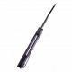 Couteau KANSEPT Egress Purple Manche G10 Lame Acier 14C28N Tanto Reverse BLK Linerlock Clip KT1033A3 - Livraison Gratuite