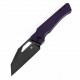 Couteau KANSEPT Egress Purple Manche G10 Lame Acier 14C28N Tanto Reverse BLK Linerlock Clip KT1033A3 - Livraison Gratuite