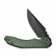 Couteau CIVIVI Bluetick Green Manche Micarta Lame Drop Point Acier 14C28N Blk IKBS Linerlock CIVC230503 - Livraison Gratuite