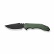 Couteau CIVIVI Bluetick Green Manche Micarta Lame Drop Point Acier 14C28N Blk IKBS Linerlock CIVC230503 - Livraison Gratuite