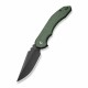 Couteau CIVIVI Bluetick Green Manche Micarta Lame Drop Point Acier 14C28N Blk IKBS Linerlock CIVC230503 - Livraison Gratuite