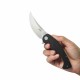 Couteau Kubey Scimitar Black Manche G10 Lame Acier 14C28N Beadblast IKBS Linerlock Clip KUB173K - Livraison Gratuite