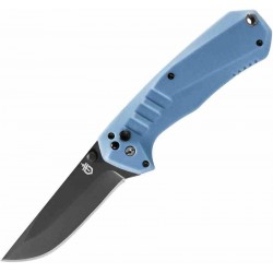 Couteau Gerber Haul A/O Lame Acier 5Cr13MoV Manche Blue Plunge Lock Clip G3350 - Livraison Gratuite