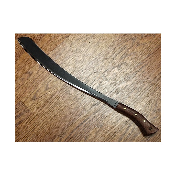Machette Condor Parang Machete Acier Carbone 1075 Manche Bois Etui Cuir Made In El Salvador CD60940 - Livraison Gratuite 
