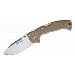 Couteau Cold Steel 4 Max Scout FDE Lame Acier AUS-10A Manche Griv-Ex Lockback CS62RQDESW - Livraison Gratuite