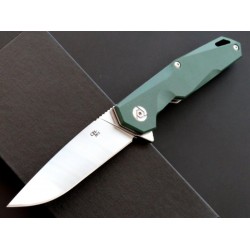 Couteau CH Knives Green Lame Acier D2 Manche G-10 Linerlock Clip CH1047GR - Livraison Gratuite