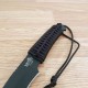 Couteau Linton Cutlery Machette Black Lame Acier Inox Manche ParaCorde Etui Nylon L101062B - Livraison Gratuite