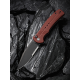 Couteau CIVIVI Cogent Burgundy Button Lock Manche G10 Lame Acier 14C28N Part Serr IKBS Clip CIVC20038E2 - Livraison Gratuite