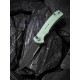 Couteau CIVIVI Cogent Jade Button Lock Manche G10 Lame Acier 14C28N Part Serr IKBS Clip CIVC20038E3 - Livraison Gratuite