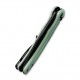 Couteau CIVIVI Cogent Jade Button Lock Manche G10 Lame Acier 14C28N Part Serr IKBS Clip CIVC20038E3 - Livraison Gratuite