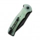 Couteau CIVIVI Cogent Jade Button Lock Manche G10 Lame Acier 14C28N Part Serr IKBS Clip CIVC20038E3 - Livraison Gratuite