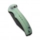 Couteau CIVIVI Cogent Jade Button Lock Manche G10 Lame Acier 14C28N Part Serr IKBS Clip CIVC20038E3 - Livraison Gratuite