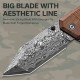 Couteau CIVIVI Bhaltair Guibourtia Damas Lame Tanto Manche Bois IKBS CIVC23024DS1 - Livraison Gratuite