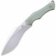 Couteau de Cou CIVIVI Vaquita II Jade Lame Kukri Acier Nitro-V Manche G10 Etui Kydex CIVC047C2 - Livraison Gratuite