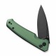 Couteau CIVIVI Altus Button Lock Green Manche Aluminum Lame Acier Nitro-V IKBS Linerlock Clip CIVC200765 - Livraison Gratuite