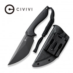 Couteau CIVIVI Concept 22 Black Lame Tanto Acier D2 Manche G10 Etui Kydex CIVC210471 - Livraison Gratuite