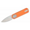 Couteau Vosteed Corgi Pup Trek Lock Orange Manche G10 Lame Acier 14C28N Satin IKBS Clip VOSA0719 - Livraison Gratuite
