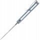 Couteau Kansept Kryo Blue Lame Acier 12C28N SW Drop Point Manche Micarta IKBS Linerlock Clip KT1001M3 - Livraison Gratuite