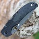 Couteau Spyderco Native Chief Lame Acier CTS-BD1N Combo Black Manche FRN Lockback USA SC244PSBBK - Livraison Gratuite