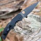 Couteau Spyderco Native Chief Lame Acier CTS-BD1N Combo Black Manche FRN Lockback USA SC244PSBBK - Livraison Gratuite