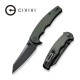 Couteau CIVIVI P87 Green Manche Micarta Lame Tanto Reverse Nitro-V IKBS Linerlock CLip CIVC210433 - Livraison Gratuite