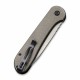 Couteau Civivi Elementum Button Lock Dark Green Lame Acier 14C28N Manche Micarta IKBS Clip CIVC2103C - Livraison Gratuite