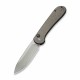 Couteau Civivi Elementum Button Lock Dark Green Lame Acier 14C28N Manche Micarta IKBS Clip CIVC2103C - Livraison Gratuite