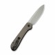 Couteau Civivi Elementum Button Lock Dark Green Lame Acier 14C28N Manche Micarta IKBS Clip CIVC2103C - Livraison Gratuite
