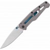 Couteau Gerber Paralite Blue Lame Acier 5Cr13 Manche Acier Gray Framelock G1069415 - Livraison Gratuite