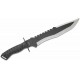 Couteau United Cutlery USMC Bulldog Bowie Lame Acier 3Cr13 Manche Polypropylene Etui Nylon UC3616 - Livraison Gratuite