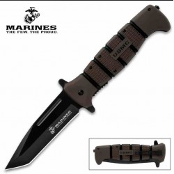 Couteau United Cutlery USMC Maximum A/O Lame Tanto 3Cr13 Manche Zytel Linerlock Clip UC3641 - Livraison Gratuite