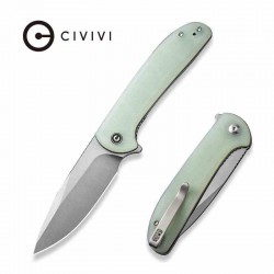 Couteau CIVIVI Primitrox Jade Lame Acier Nitro-V Manche G10 IKBS Linerlock Clip CIVC23005A1 - Livraison Gratuite