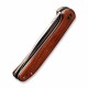 Couteau CIVIVI Primitrox Guibourtia Lame Acier Nitro-V Manche Bois IKBS Linerlock Clip CIVC23005A3 - Livraison Gratuite