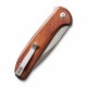 Couteau CIVIVI Primitrox Guibourtia Lame Acier Nitro-V Manche Bois IKBS Linerlock Clip CIVC23005A3 - Livraison Gratuite