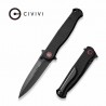 Couteau CIVIVI RS71 Dagger Black Lame Acier Nitro-V Blk Manche G10 IKBS Linerlock Clip CIVC230252 - Livraison Gratuite