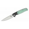 Couteau Bestech Swordfish Jade/Black Lame Acier CPM-MagnaCut Manche G10 IKBS Linerlock Clip BTKG03L - Livraison Gratuite