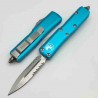 Couteau Microtech 232-5TQ UTX-85 AUTO OTF Lame Dague Serr Acier Premium Manche Turquoise USA MCT2325TQ - Livraison Gratuite