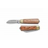 Couteau Kanetsune Slip Joint Craft Knife Lame Acier Carbone SK-4 Manche Bois Made Japan KT407 - Livraison Gratuite